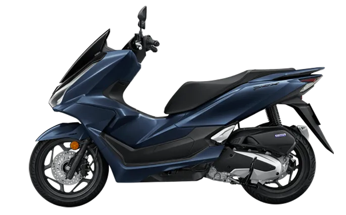 Honda PCX 160 in blue metallic